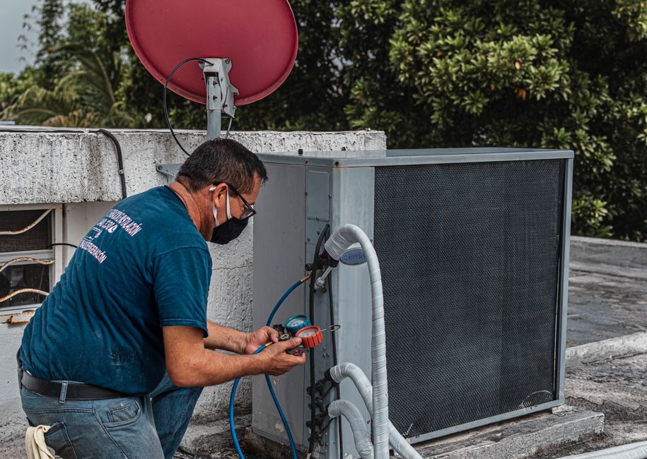 Done Right Heating &AC team at work